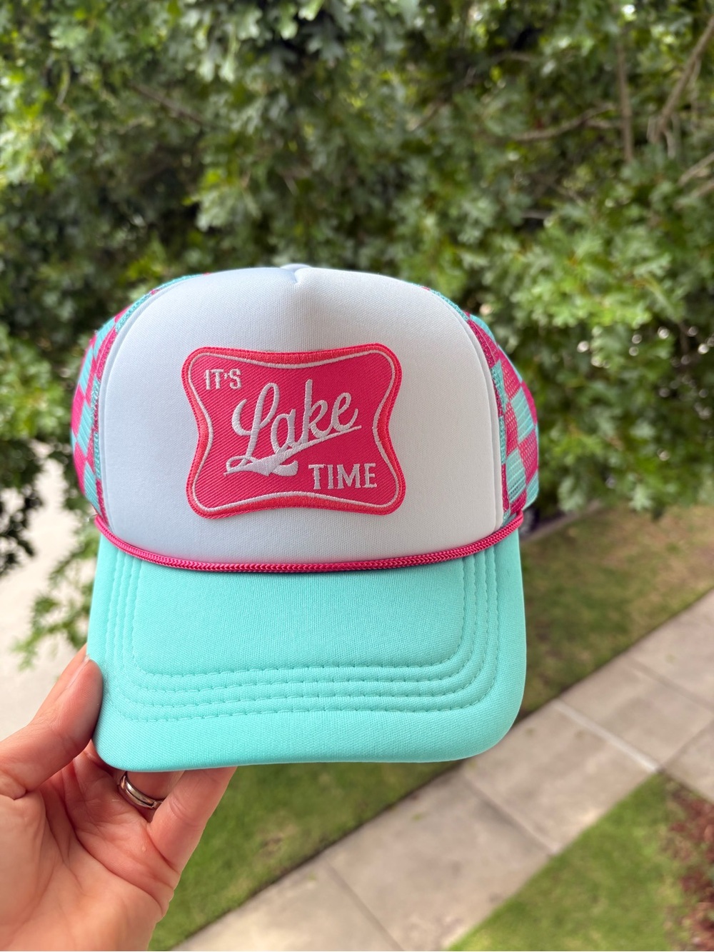 It’s Lake Time Trucker / SnapBack hat